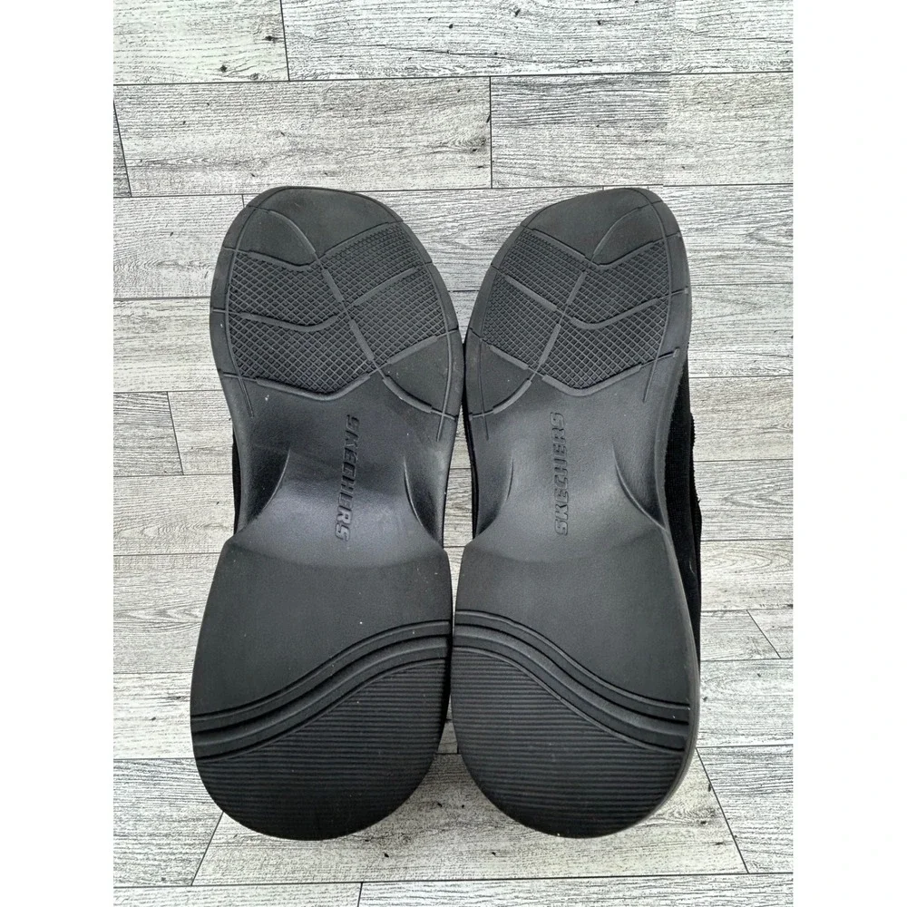 Skechers DressKnit Relaxed‎ Fit Mens Black Slip On Loafers 65134 Size 8.5 BBK